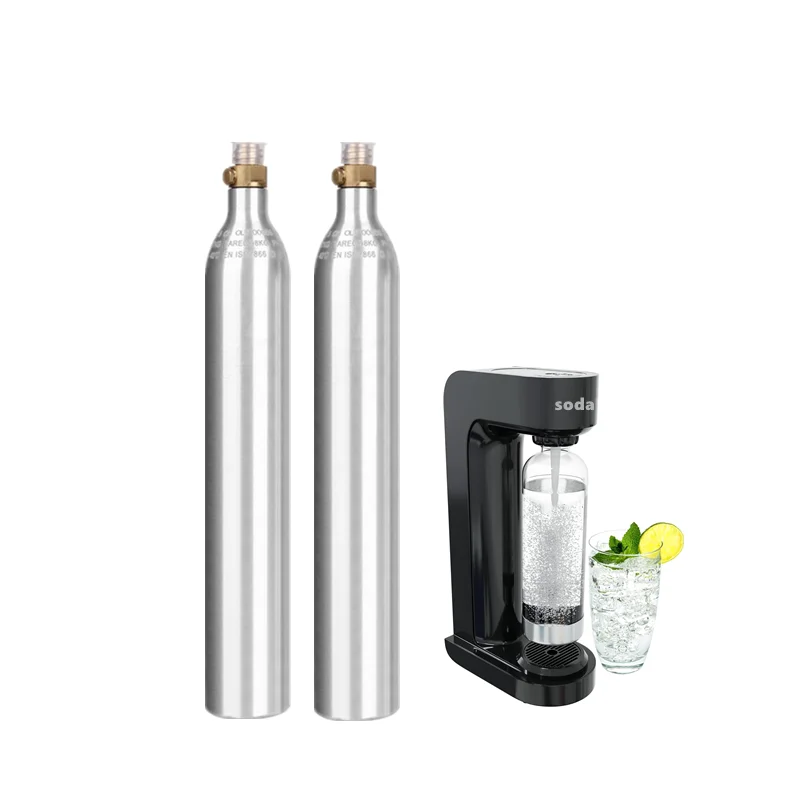 food grade co2 gas cylinder soda stream canister aluminium co2 cylinder