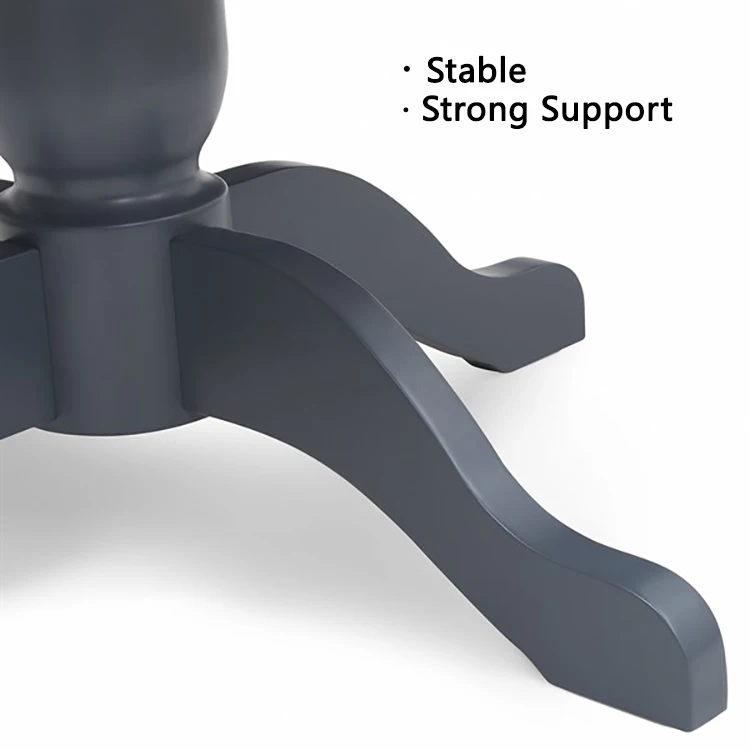 Современные кухонные столовые наборы деревянные обеденные столы 110 см 145 см круглый выдвижной обеденный стол