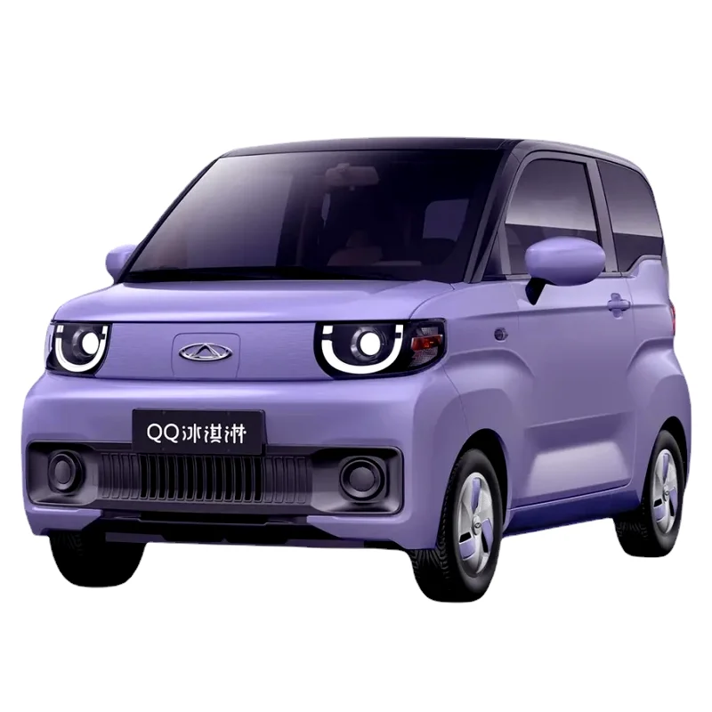 Chery QQ Ice 20kw Charging EV New Energy Vehicles Car 3 Door 4 Seats Mini City Mobility Vehicle