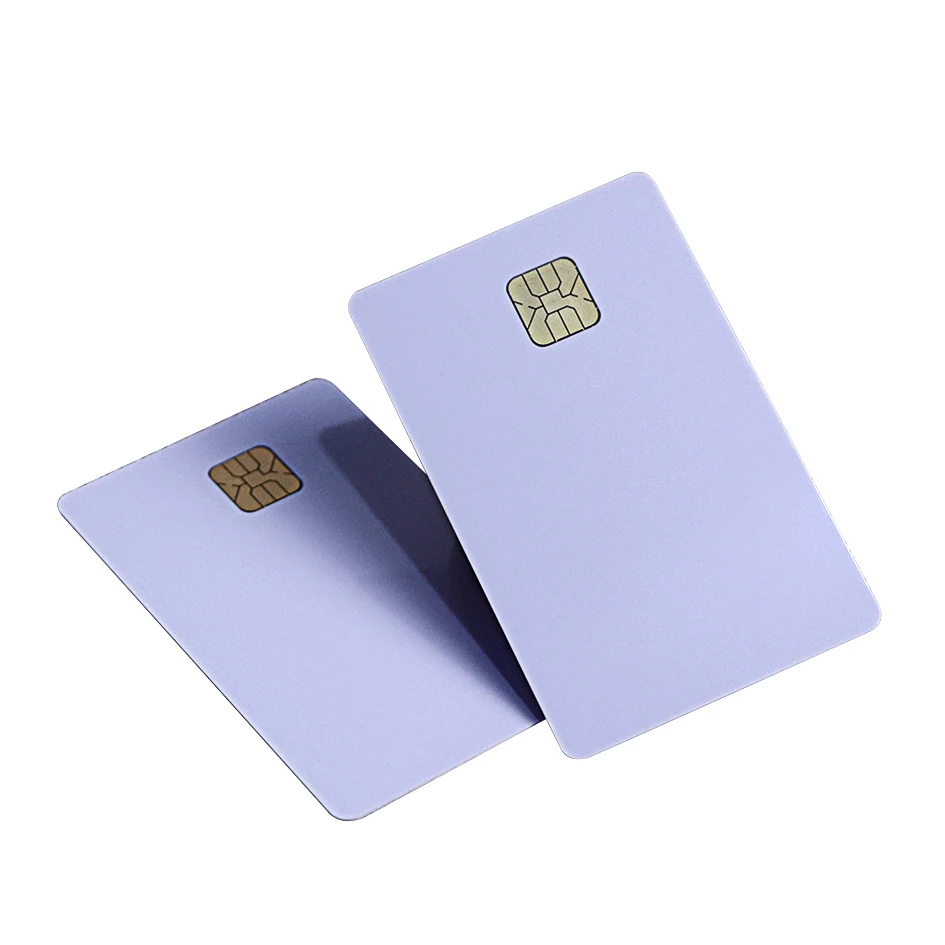 White PVC Contact IC ID S50 S70 F08 Printable Blank Smart Chip Cards