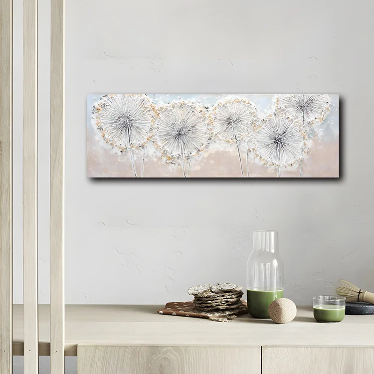 Wholesale Handmade Flower Oil Painting Decorative Wall Pictures Modern Wall Art For Home Decoration