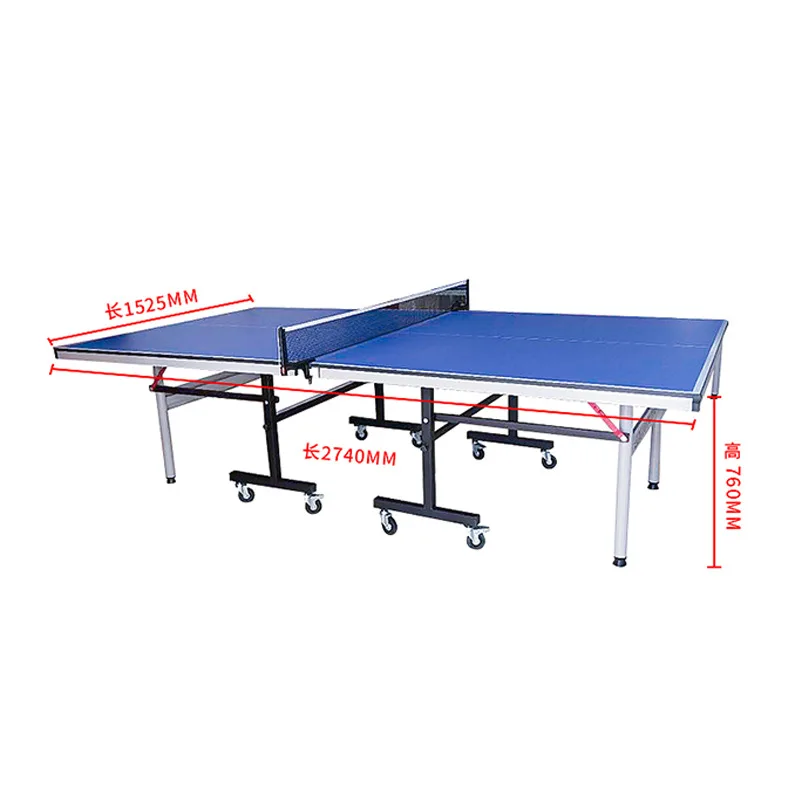 Free Move And Pull Waterproof Durable Foldable Indoor Table Tennis Table Equipment Set