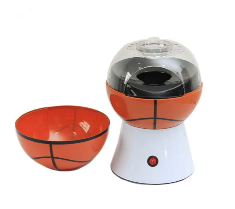 Hot air Popcorn Machine Snack Popcorn Maker Without Oil Preparation in the Shape of Ball