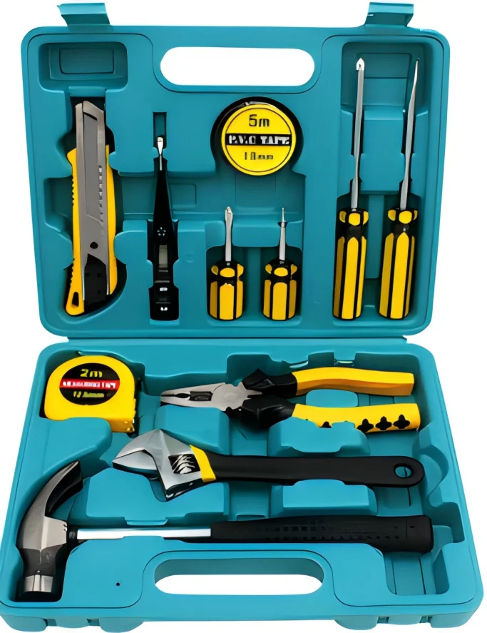 factory direct new Malleable Iron  Home repairing tool set 8016 8016C 8016G 8027 Tool Set Malleable Iron Hardware Tool kit