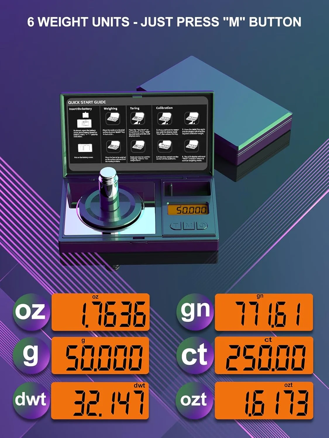 New Digital Portable LED Display Pocket Mini Gold Scale Accuracy Electronic Jewelry Scale