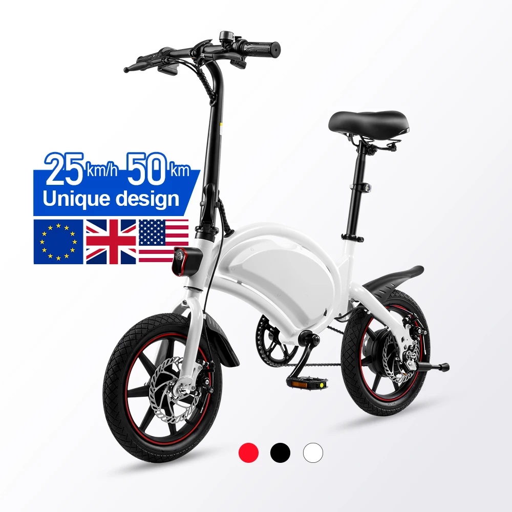 New Design OEM Stock Powerful Motor Electric Bike Ebike Electric Lithium Battery Pedal Assisted Folding City Bicycle