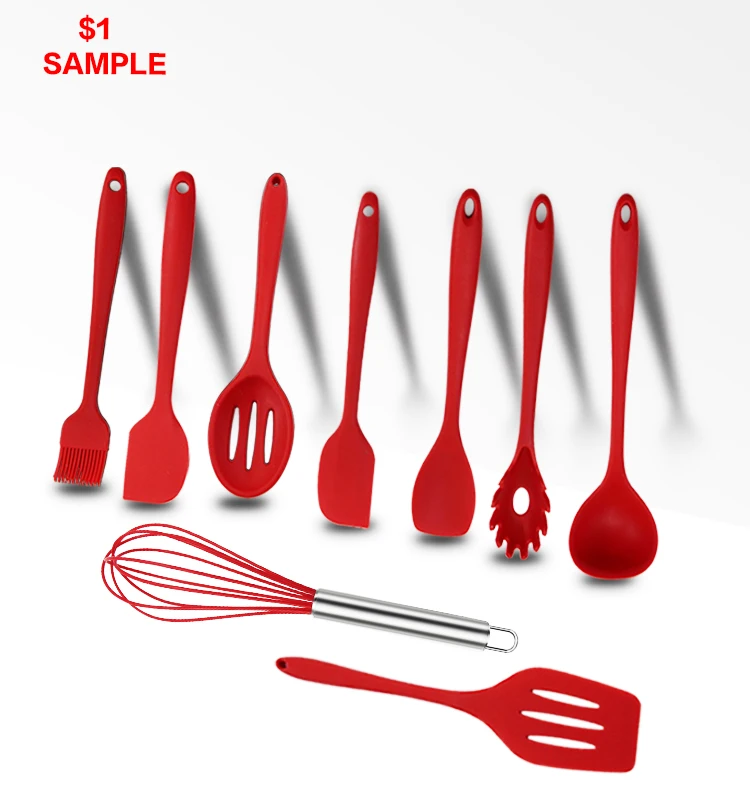 10 шт., домашние силиконовые Жаростойкие кухонные принадлежности для выпечки, кухонные принадлежности, набор кухонной посуды