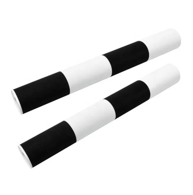 Modern Simple Vertical Stripe Design PVC Non-woven Wallpaper Mural Black White Graphic for Bedroom Hotel Home Decor 5 Rolls CBM