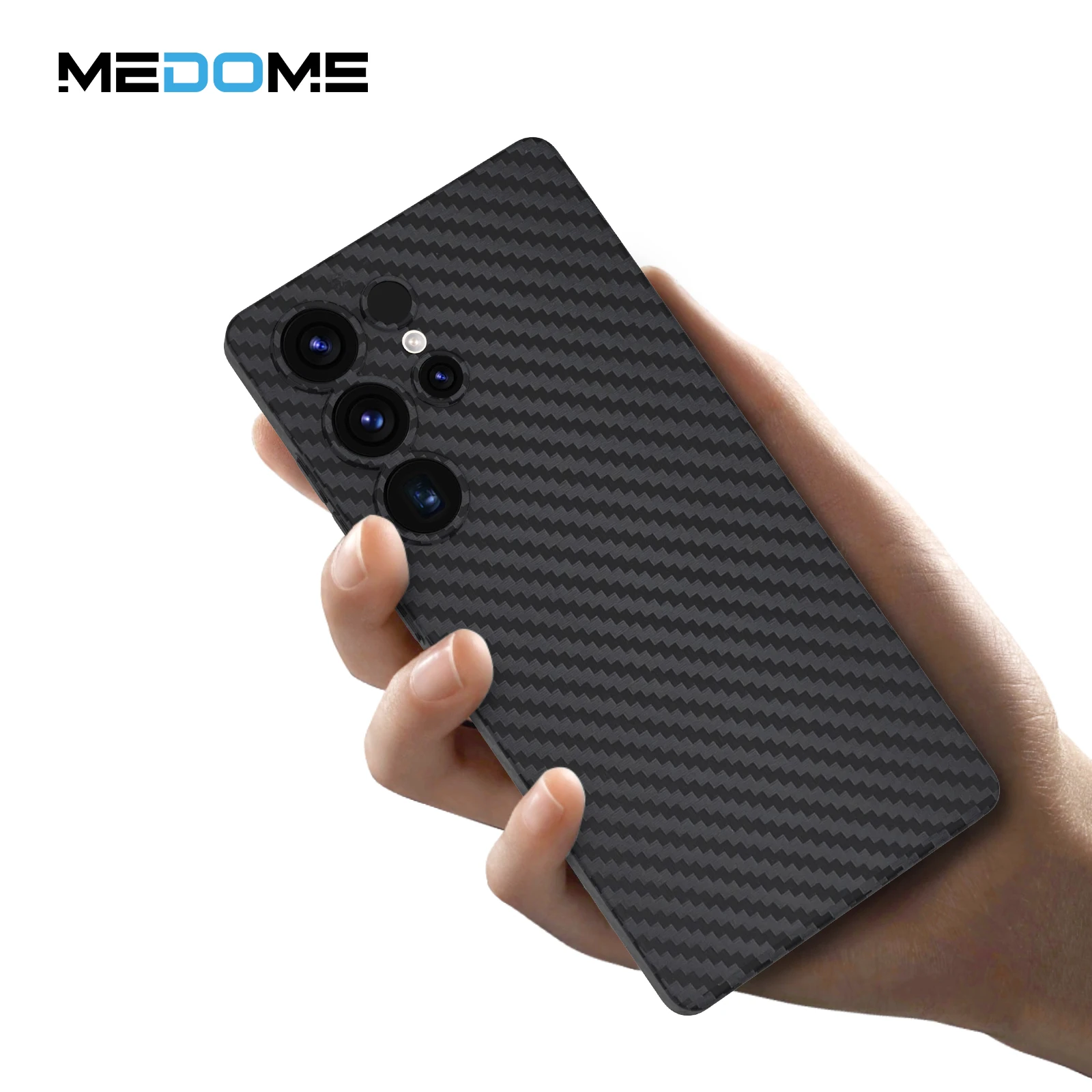 Slimoro For iPhone Samsung S25 Ultra New Other Mobile Phone Housings Gaming Cell Phone Accessories Carbon Fiber Pattern PP Case
