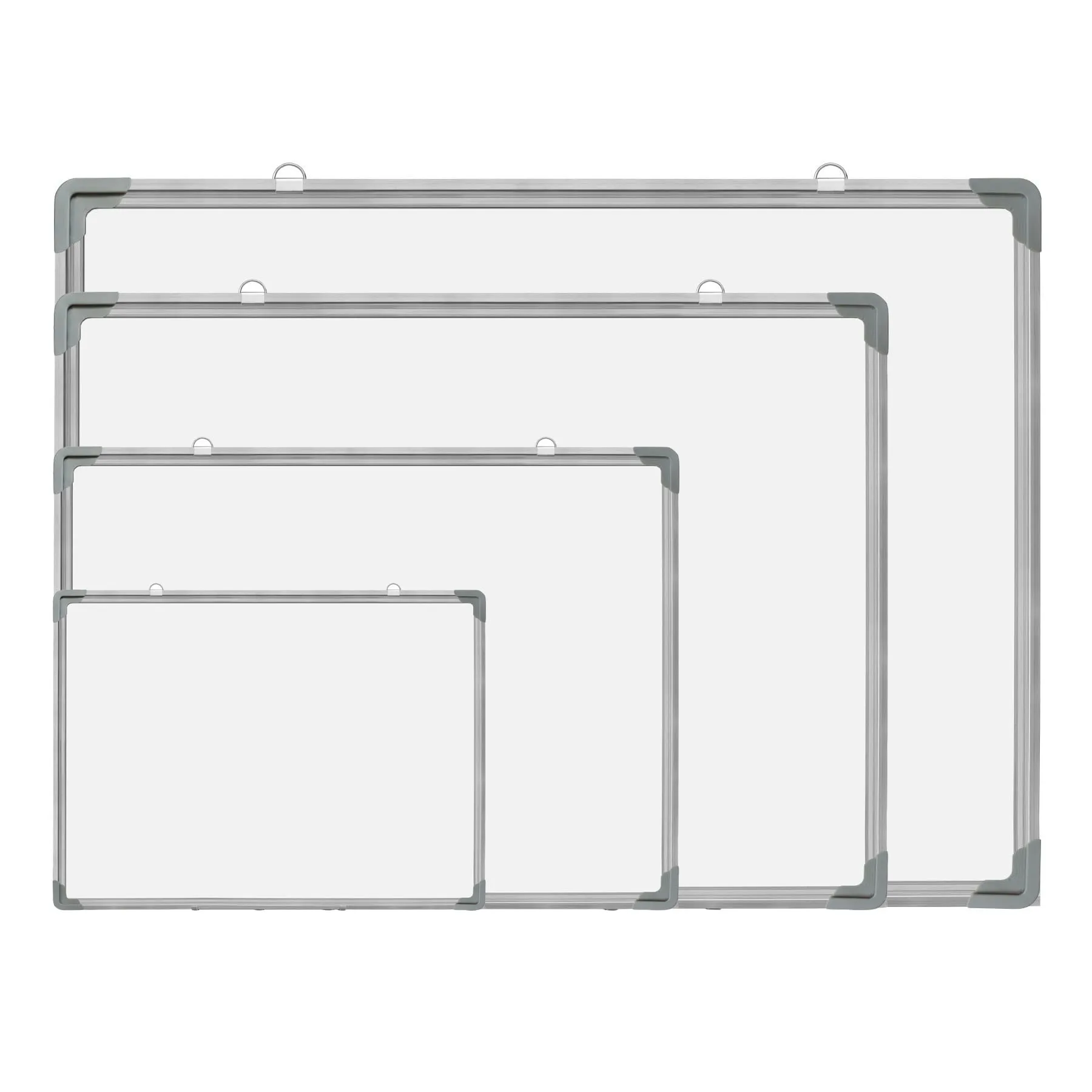 Custom Hanging Single Sided Aluminum Frame  Kids School Magnetic Dry Erase White Board