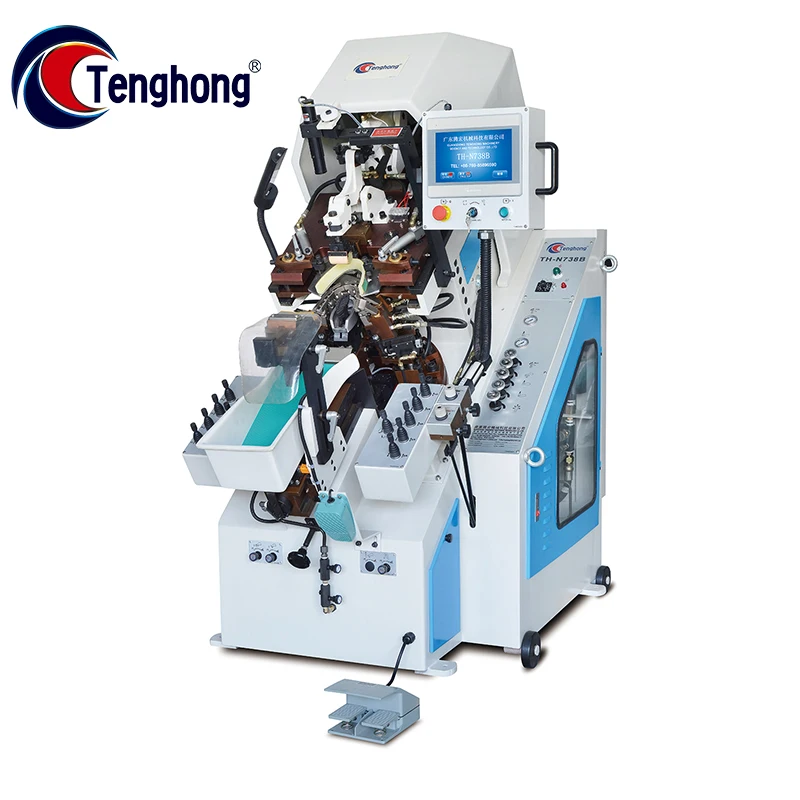 TenghongTH-N738B Machines  for Shoes  Automatic Toe Lasting making machinery 7 Pincers Computer  Memory Control