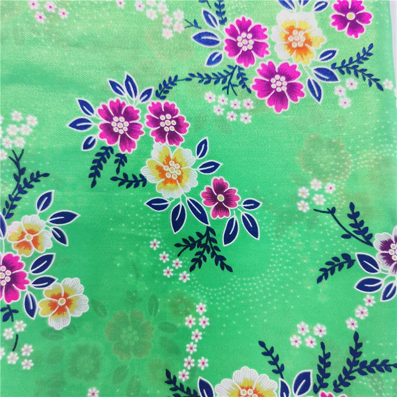 Changeable satin Print Satin Botanical Sketchbook Large Scale 100% nylon