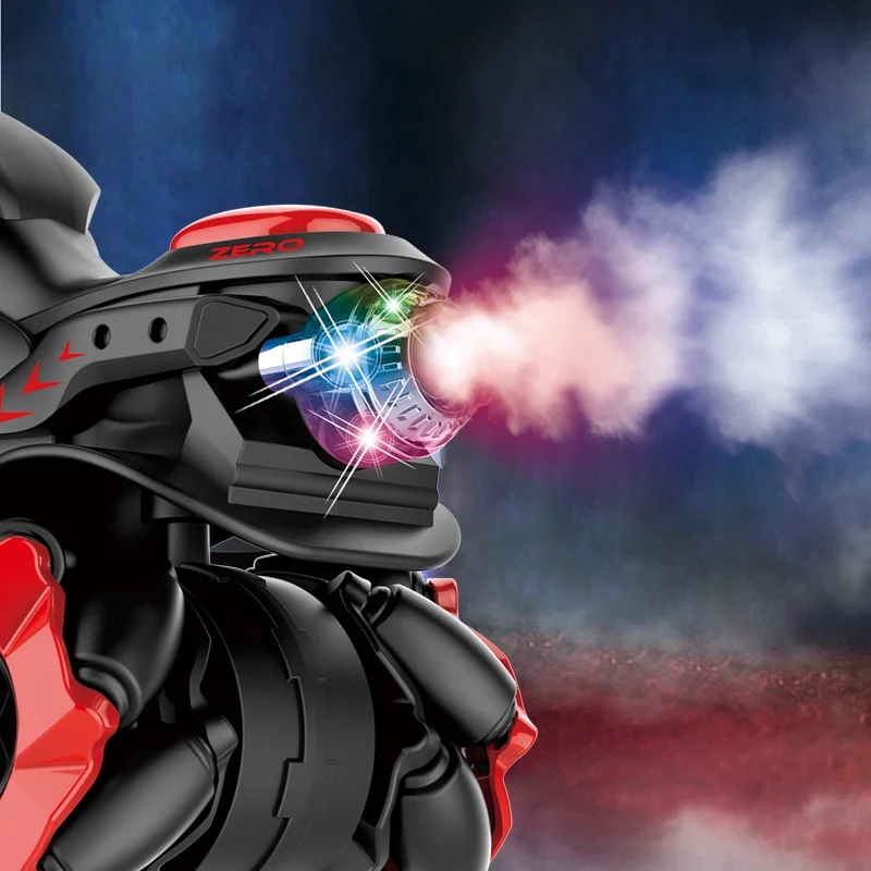 PANDAS 2.4Ghz RC stunt Car Remote Control Car 360 Degree Spinning Action Rotating Drift Motorcycle Remote Control Motorbike Toy