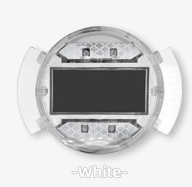 IP68 White Reusable Solar LED Pathway Marker Road Stud Light