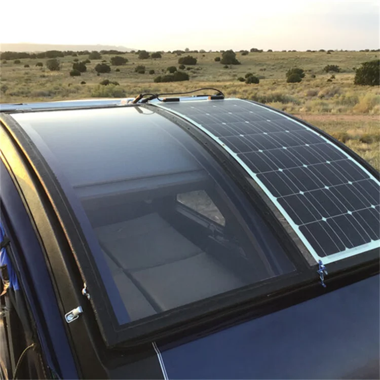 High efficiency 12v 24v 36v 48v 100w 200w 250w wholesale pv panel thin film 100w soft mono sunpower flexible solar panels 100w