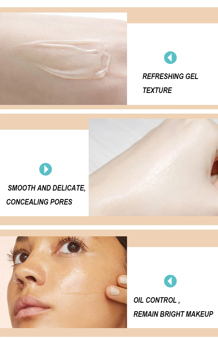 Skin Protection Repairing Face Primer Private Label Moisturizing Vegan Makeup Base Facial Hydrating Primer