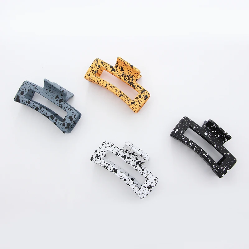 Fashion Spray Lacquer Hair Clips Exquisite Hair Jaw Girls Hair Claws Accessories for Women