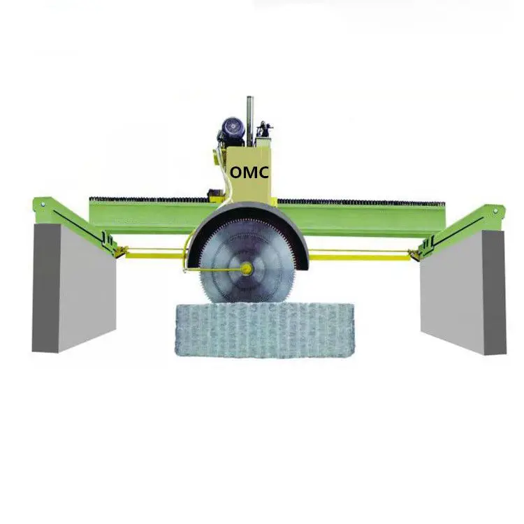 Multi blade granite marble block bridge cutting machine stone machinery for stone production line