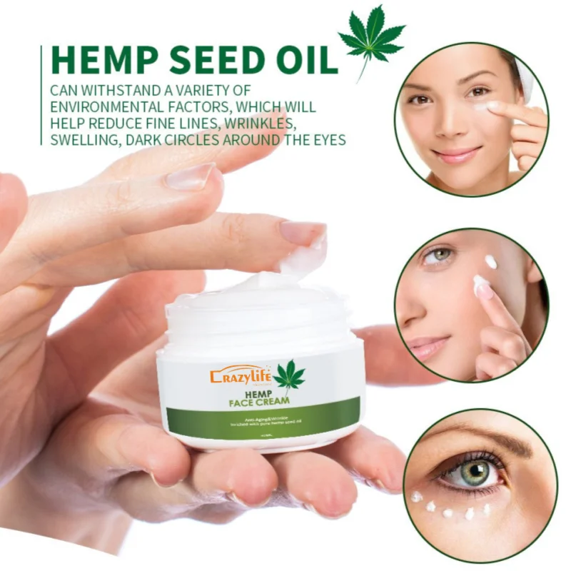 
CBD Cannabis Hemp Seed Oil Cream-100% Natural-Dry Cracked Skin Moisturizer. Gentle Body Lotion, Hand, Foot, Face Cream. 