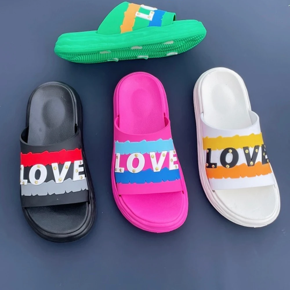 Low Price High Quality Women Nude Beach Walk Beach Nude Open Toe Slide Slipper For Ladies