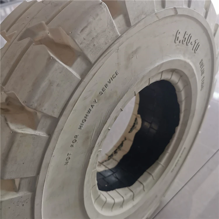 Безвоздушная твердая шина для вилочного погрузчика Topower 6 50-10/5.00