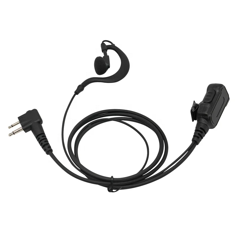 CP200d DEP450 DEP450 security 2 pin PTT two way radio walkie talkie earphones earpiece for motorola