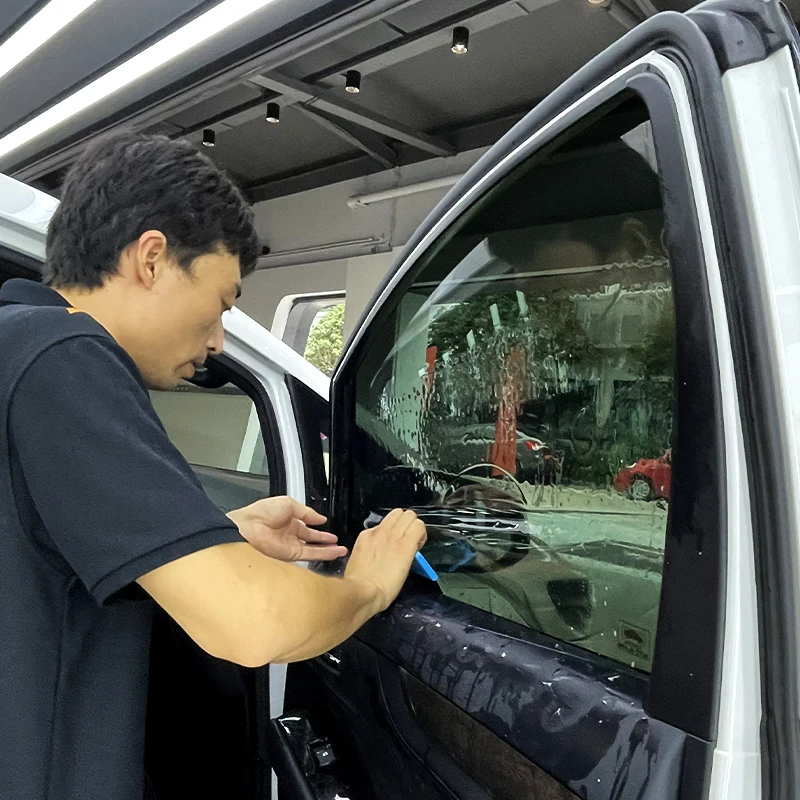 NKODA 1.52*30m auto polarized anti uv thermal ir sun protection roll nano ceramic vehicle car window film 10 years warranty