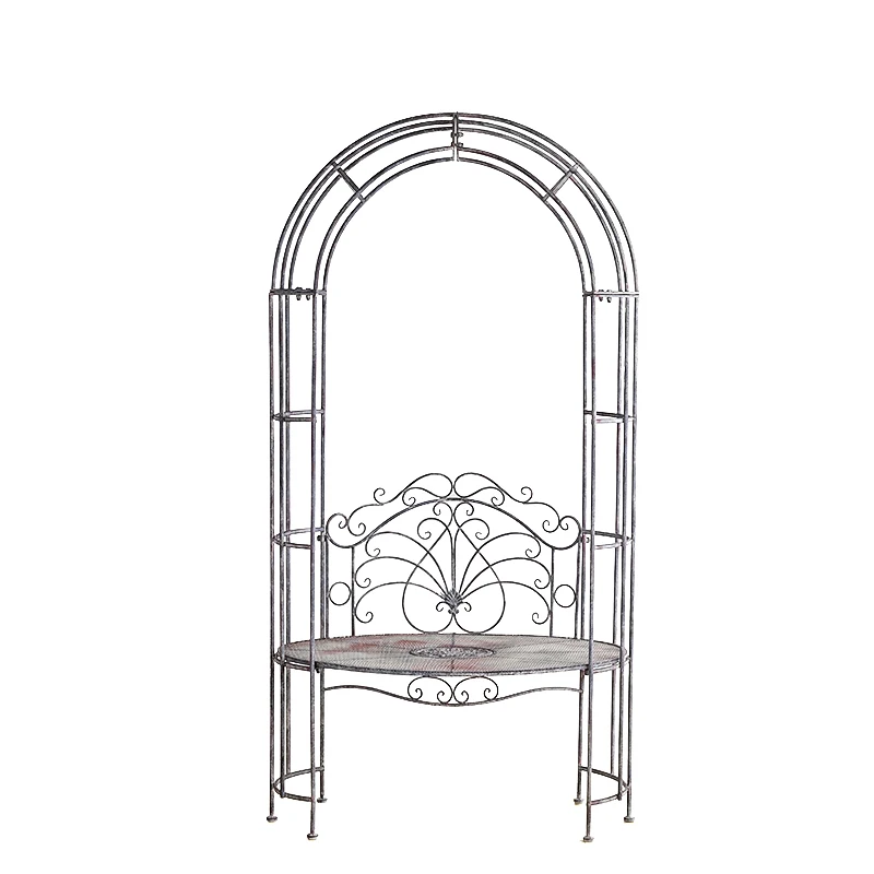 outdoor patio furniture decorative wrought iron garden arch metal arch garden arbors with seat