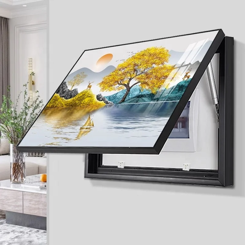 Электрический счетчик декоративная картина современный роскошный хрустальный фарфор настенное искусство украшение для гостиной дома