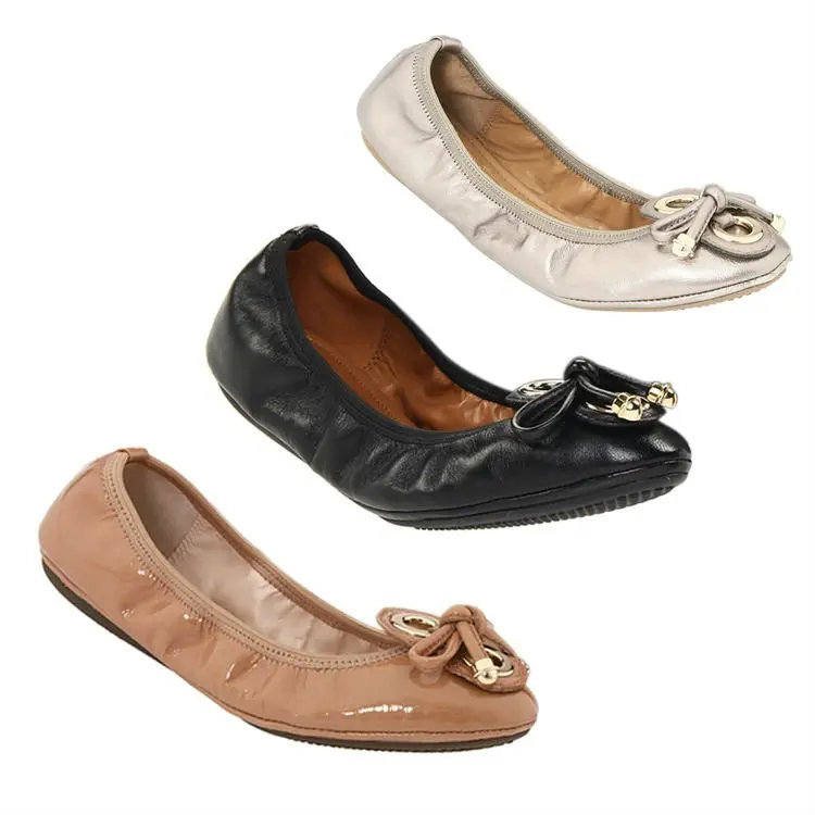 
high fashion children Comfortable oem women dance soft pointe foldable leather girls ballet shoes for toddlers 