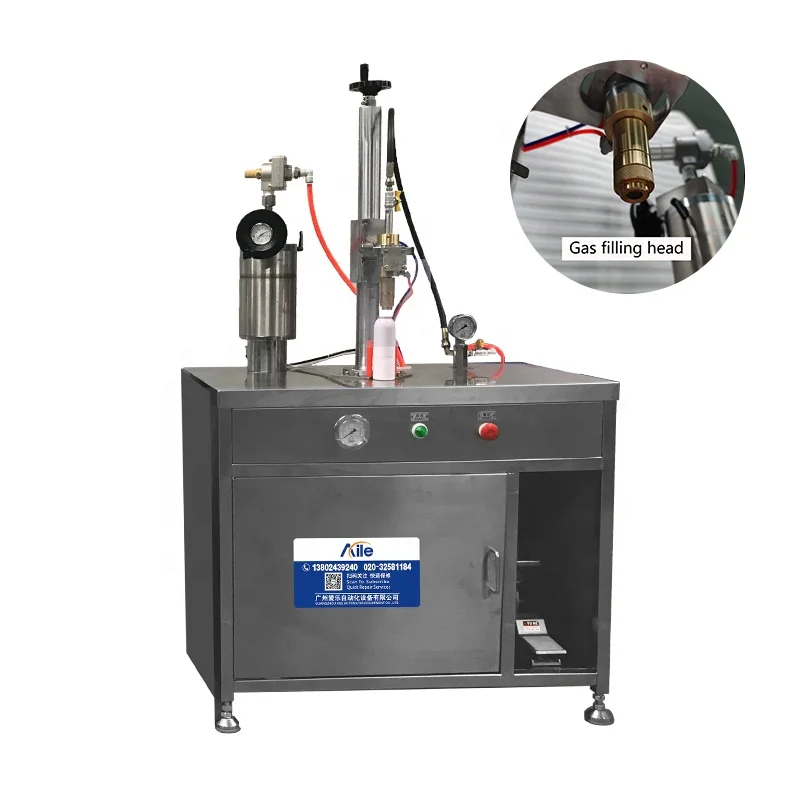 Aile Semi automatic aerosol spray can gas filling machine propane butane LPG butane gas filling machine