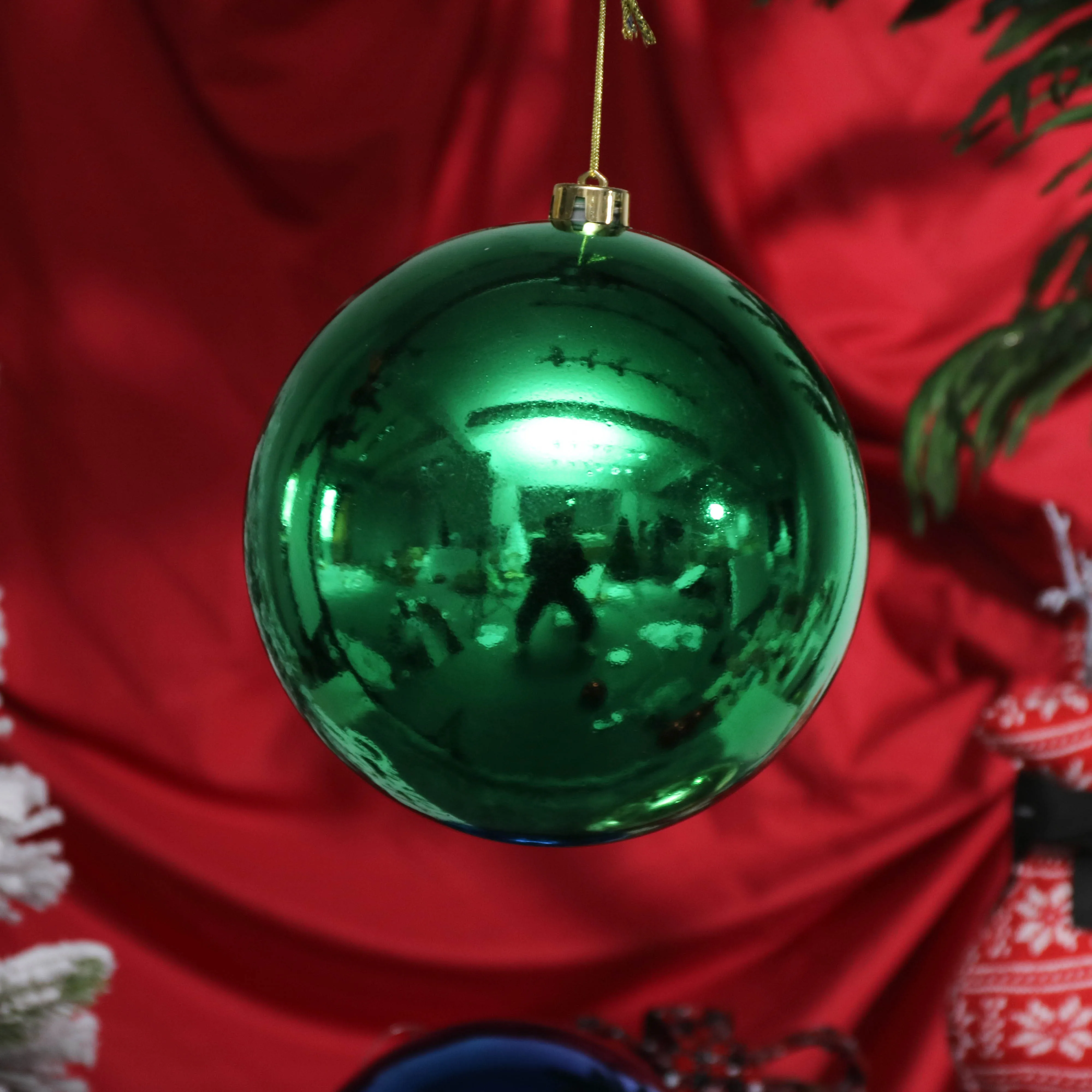 20-50cm Big Plastic Tree Balls Christmas Decorations Spheres Giant Christmas Balls Large Christmas Ornaments  Decor