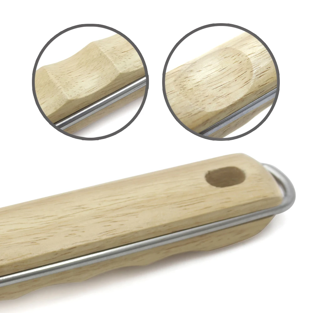 Pizza Peel with Metal Pizza Cutter Set Wood and Plastic Baking Paddle for Use in Oven for Pizza Oven