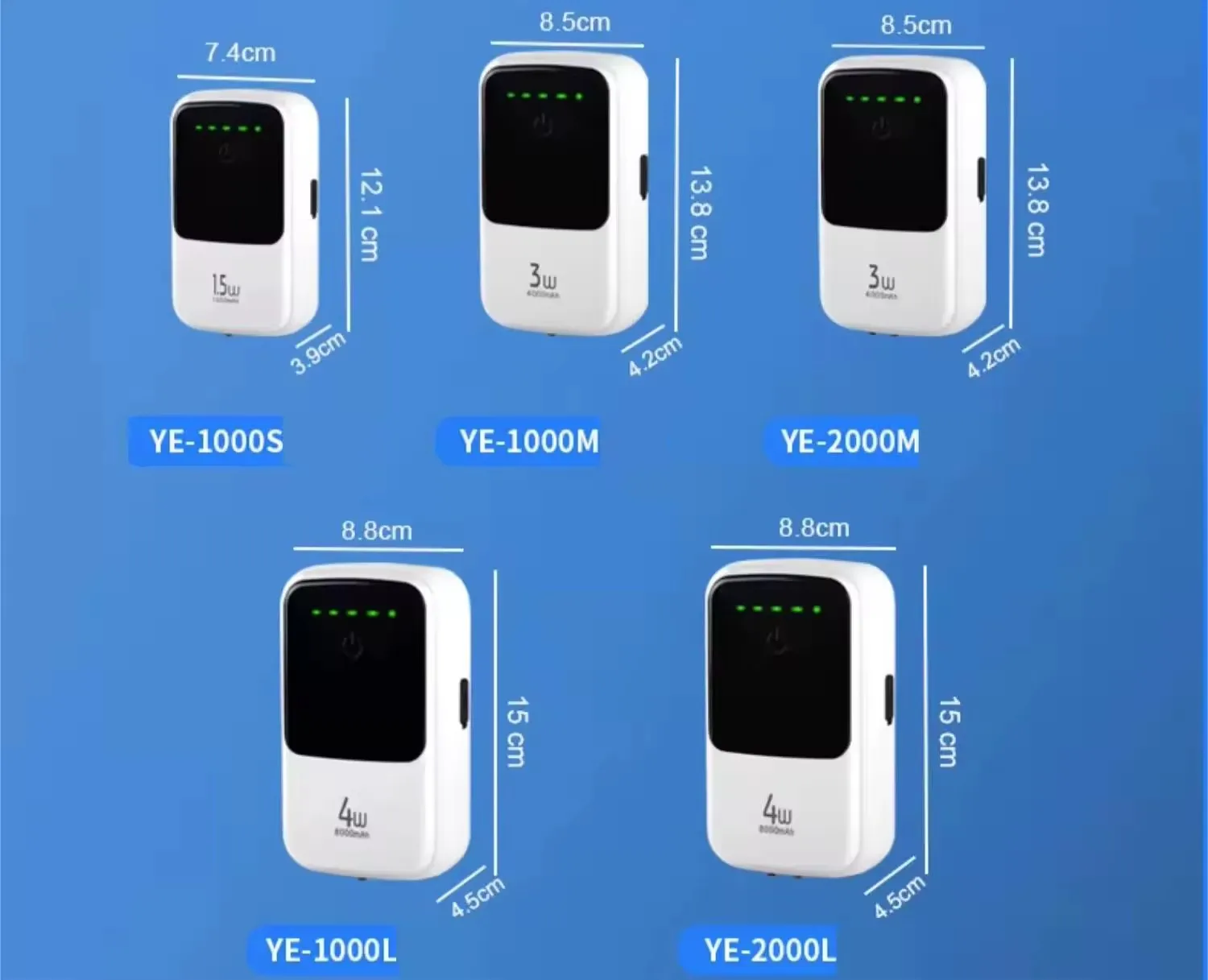 YEE YE-1000 YE-2000 портативный цифровой рыболовный аккумулятор кислородный насос большой воздушный для аквариума