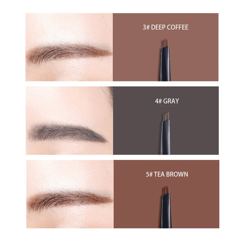 Cruelty free waterproof kits oem private label tattoo Black eyebrow stamp pen