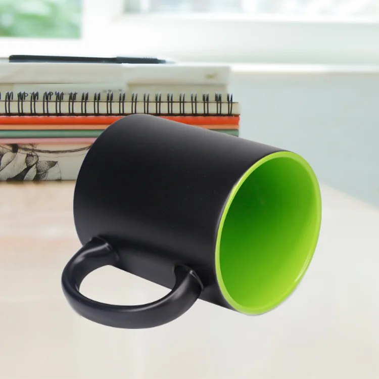 Custom print photo on bottom of mug make your own heat changing magic printing process low price best service