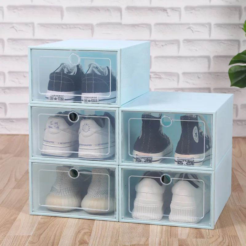 Shoes Box Plastic Storage Transparent Thickened Moisture-Proof And Dust-Proof Simplicity Storage Boxes &Amp
