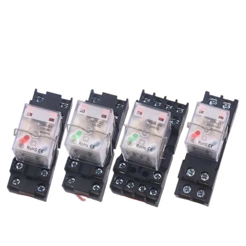 big 8pin relay Intermediate Relays DC 12V 24V AC 12V 36V 110V 220V 380V 14 Pin Electronic Electromagnetic Relay Module
