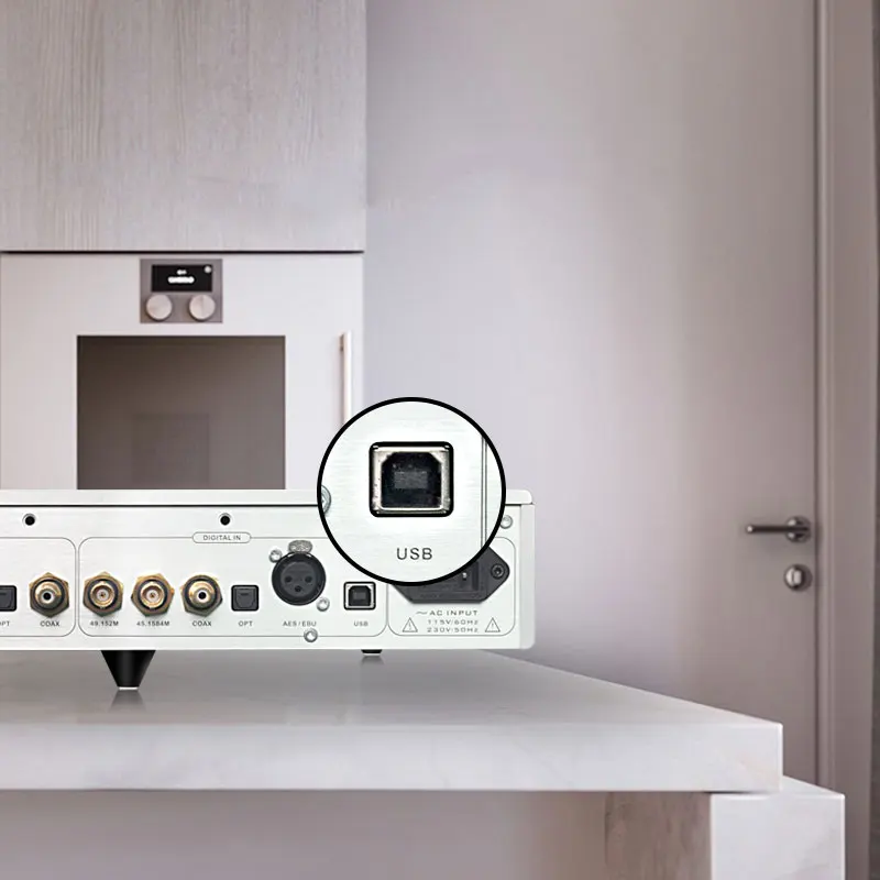Серебряный DENAFRIPS GAIA USB высокомощный ЦАП-декодер высокой четкости цифровой интерфейс