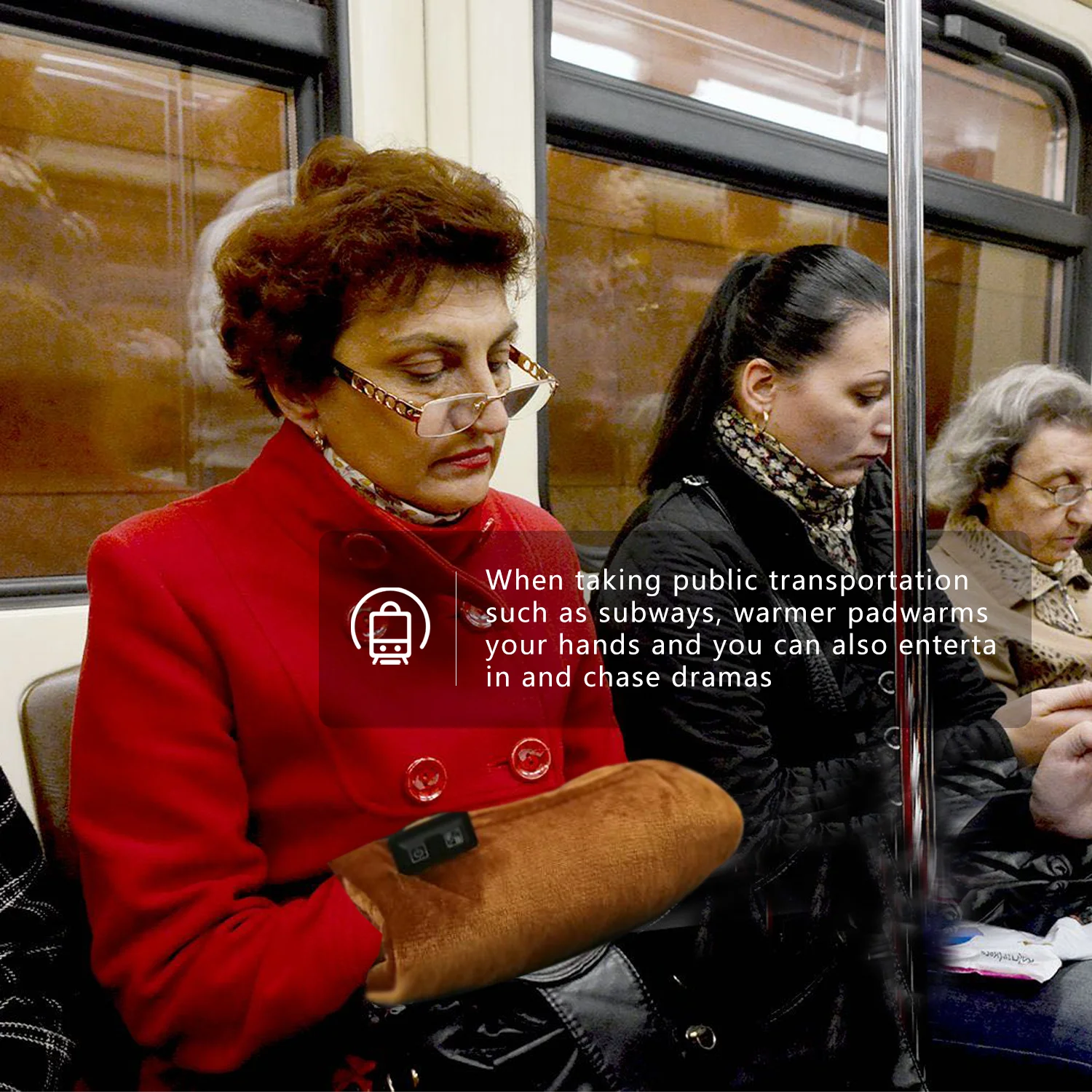 Heating Safety Plush Thermal Bag Carbon Fiber Fast Heating And Washing Heated Hand Warmer