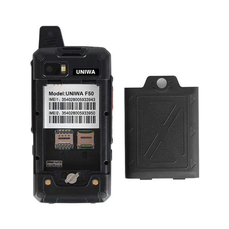  Водонепроницаемый прочный телефон UNIWA F50 1 ГБ ОЗУ 8 Гб ПЗУ экран 2 дюйма IP65 4G LTE