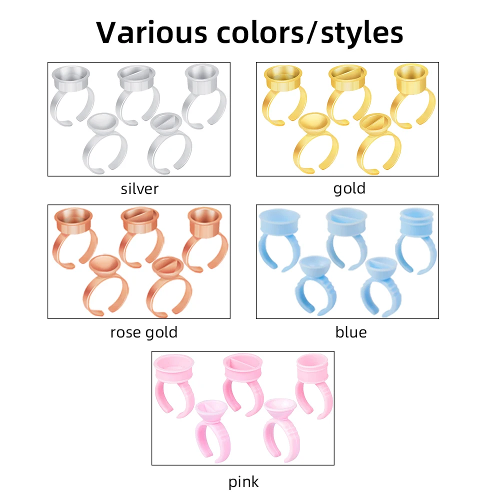 Новинка 100 шт. одноразовое кольцо для нанесения татуировок