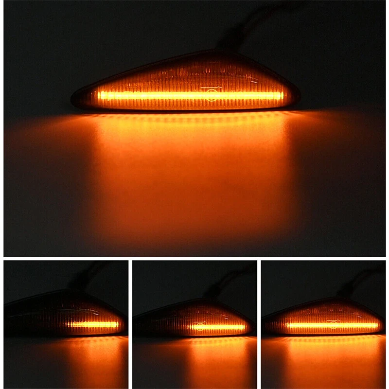 LED Side Marker Lights Lens Front Rear Turn Signal Flasher For Mazda MX-5 MIATA 1990-2005 MX-5 2016-up Mazda 3 6 5 2 MPV BT-50