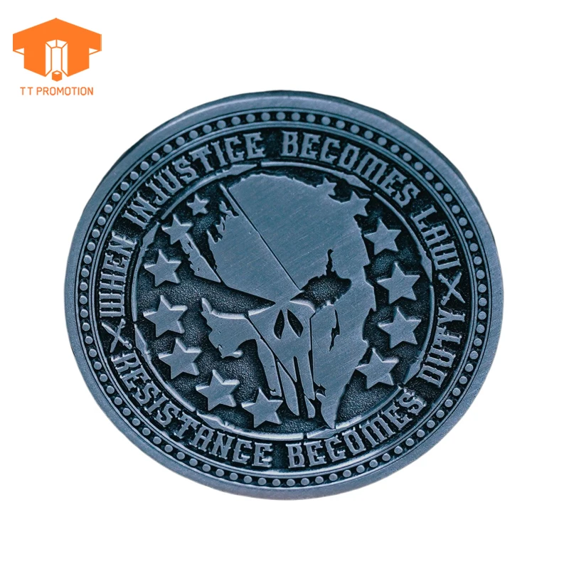 Коллекционер токенов Хобо никелевые ветеранские монеты кордкосовый EDC монета смерти серебряный медальон