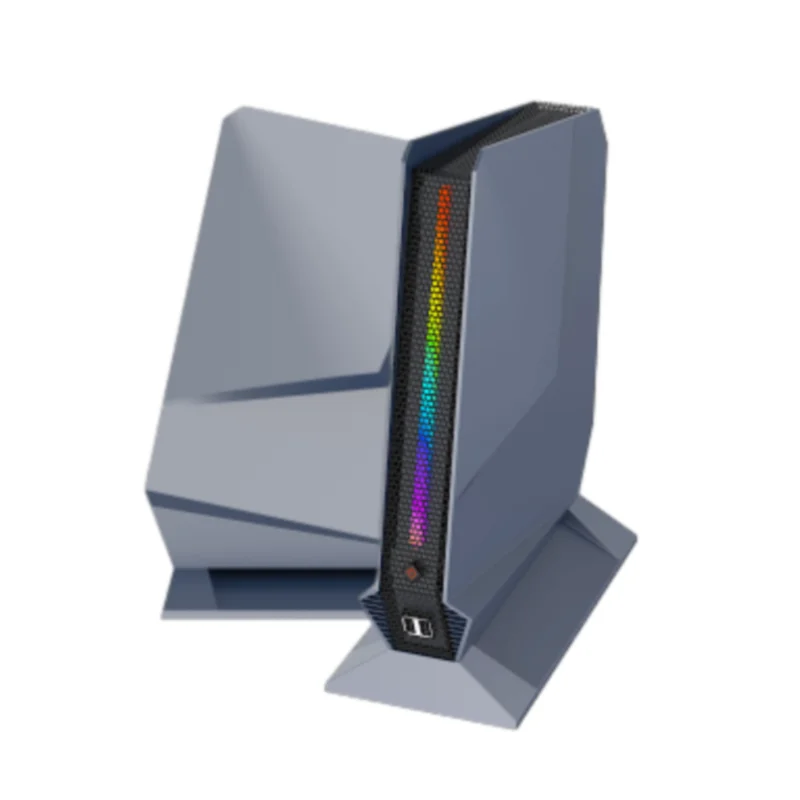 S1 RGB Mini PC M.2 NVMe SSD Mini Computer INTEL Alder Lake N95 N100 gaming computer LCD Screen Vertical Mini Tower