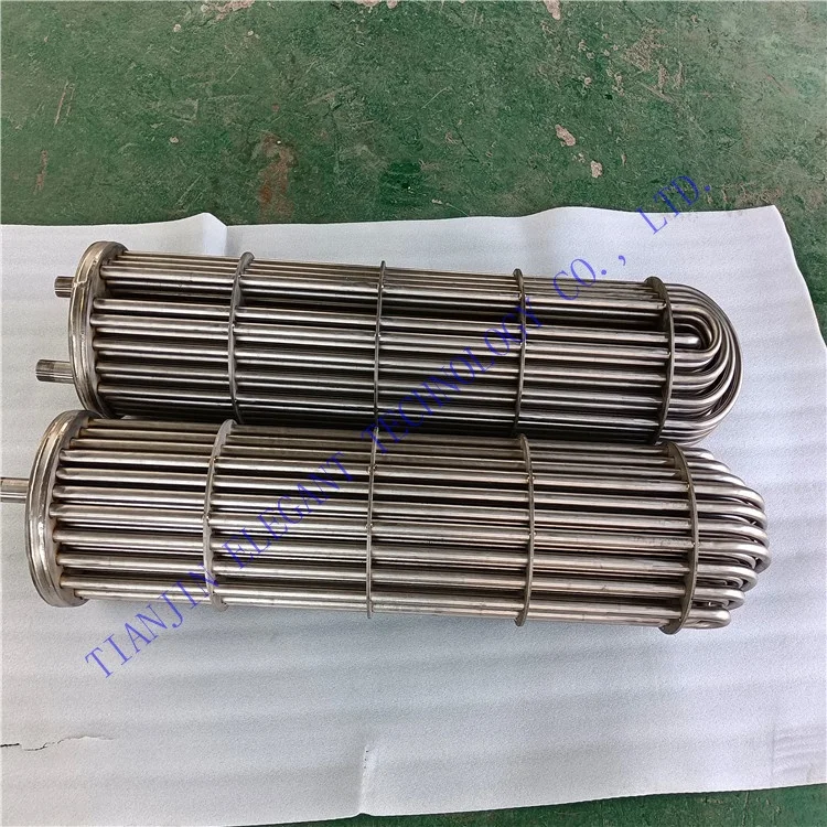 ASME titanium fin tube bundle for air cold heat exchanger/ stainless steel tube bundles for For Heat Transfer Recovery System