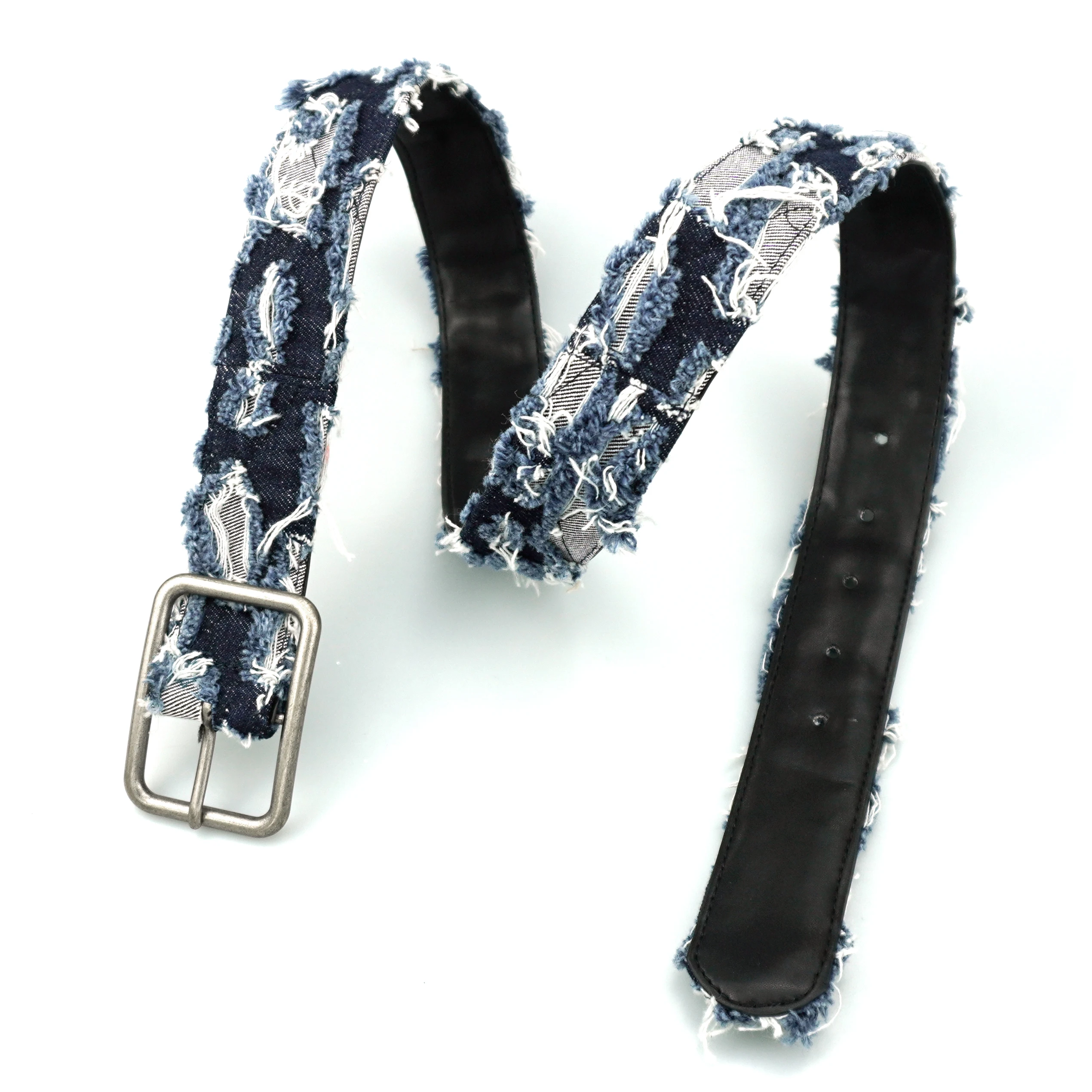Manufacturer Multi-color optional New design customized Trendy unisex Pin Buckle Fabric Belt for jeans