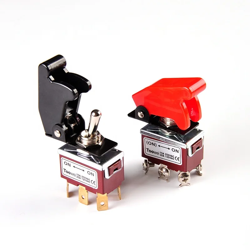 12mm toggle switch cover dustproof Toggle Switch Waterproof Boot Plastic Safety Flip Cover