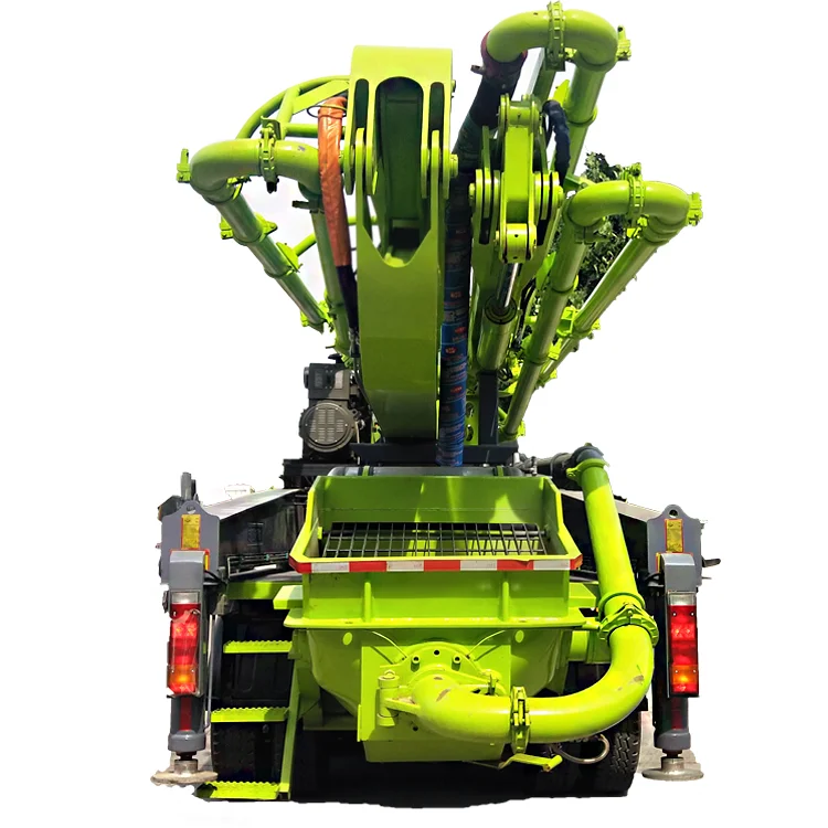 32times 8MPa 163 Cubic meters per hour 160-220mm Slump concrete mixing truck with pump