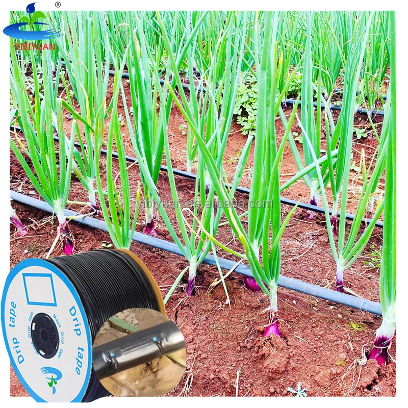 Drip Tape Irrigation 16mm 40cm 60cm 50cm Spacing 1 Hectare Drip Pipe Irrigation System Automatic Farm for Onions